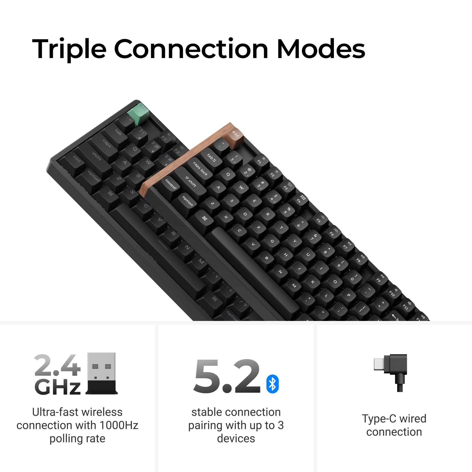 Keychron K8 HE Wireless Magnetic Switch Custom Keyboard – Keychron