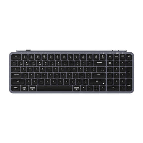 Keychron B2 Pro Ultra Slim Wireless Keyboard 96 Percent Layout for Mac Windows and Android Spae Gray