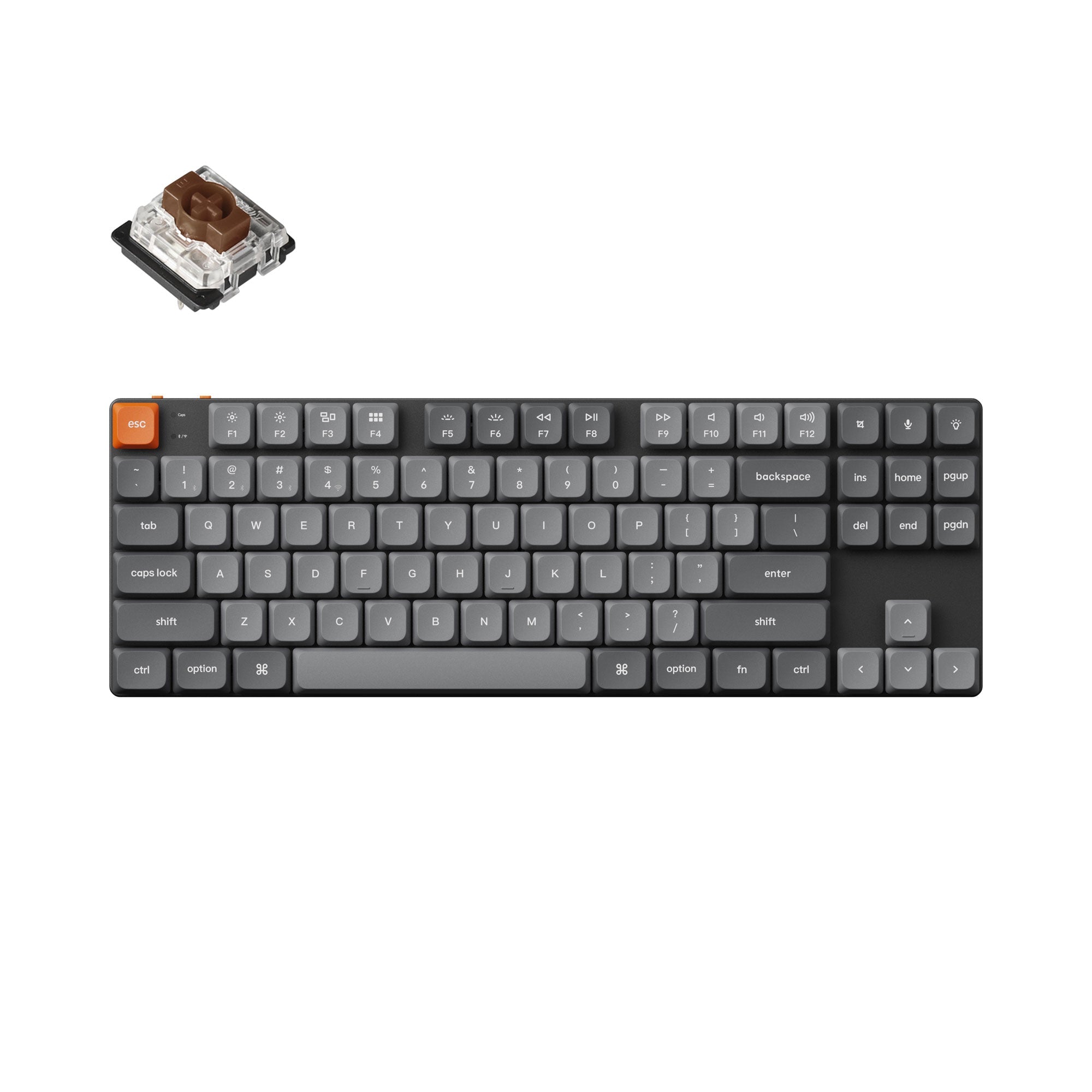 PC周辺機器 Keychron K1 v4 wireless keyboard Keychron K1 V4 wireless keyboard review - low profile