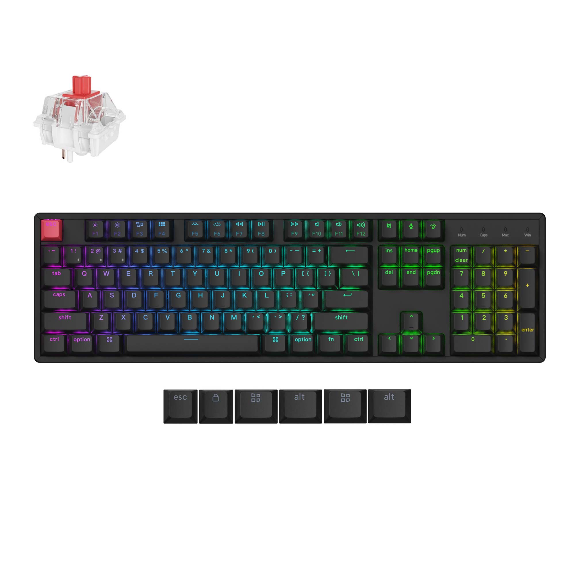 Keychron K10 QMK Wireless Mechanical Keyboard (Version 2