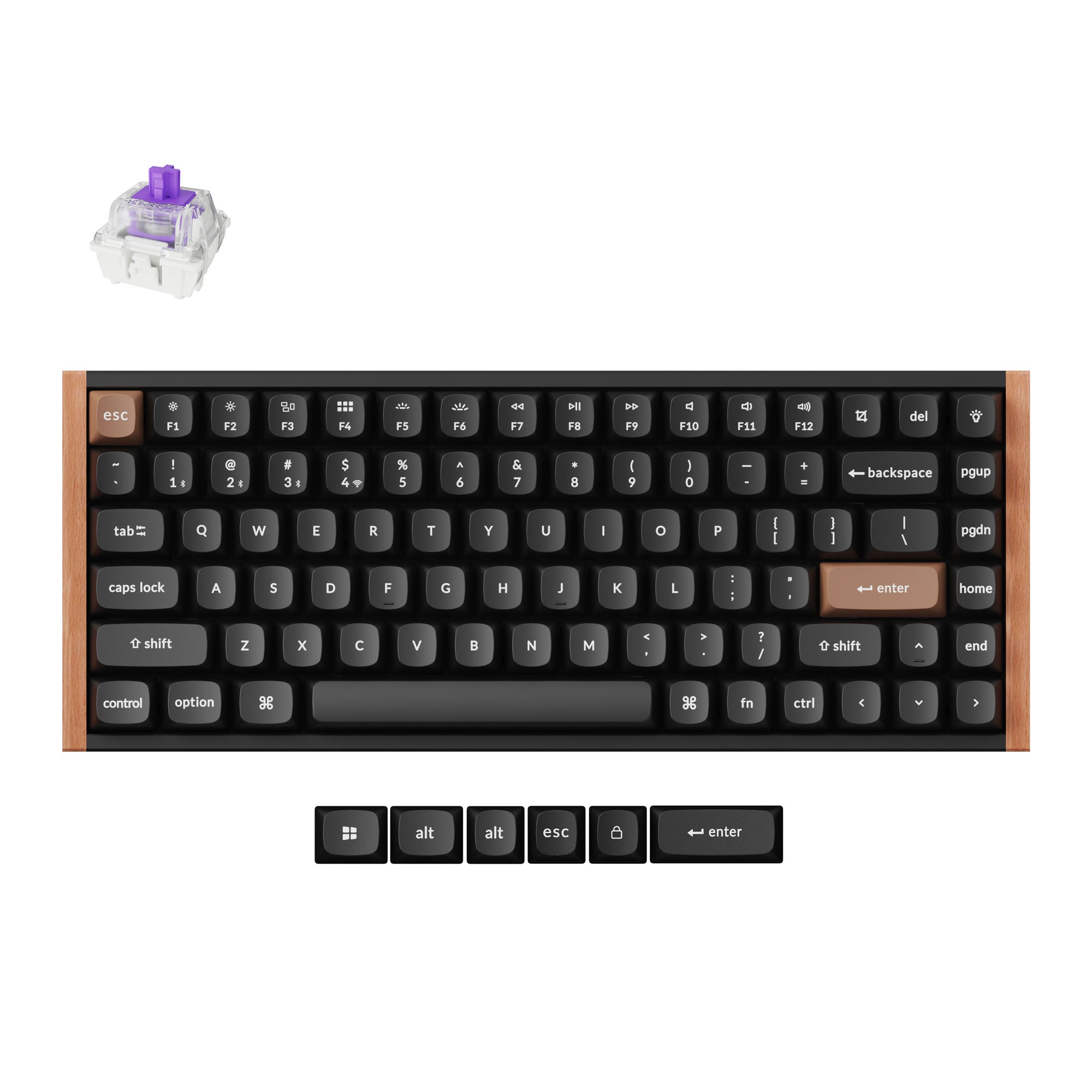 Keychron K2 HE 75%レイアウトキーボード Keychron K2 HE Wireless Magnetic Switch Custom Keyboard – Keychron
