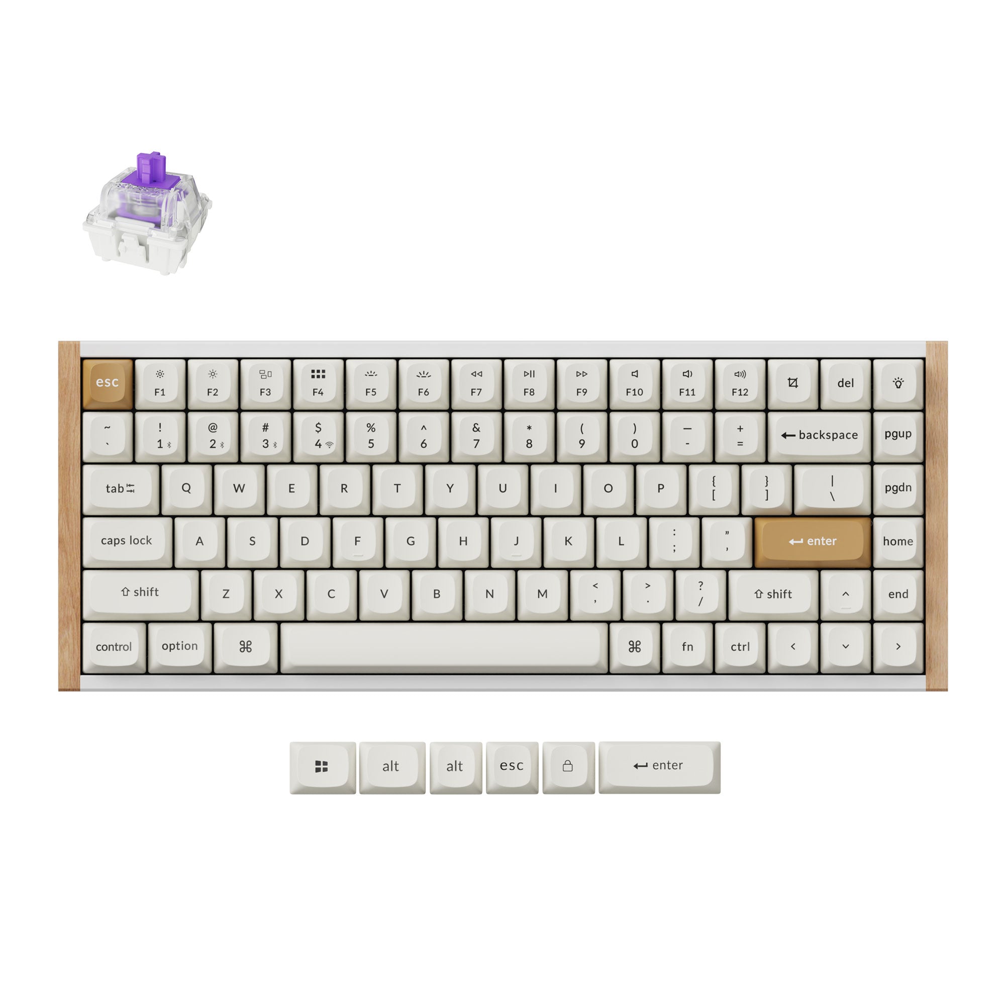 Keychron K2 HE 75%レイアウトキーボード Keychron K2 HE Wireless Magnetic Switch Custom Keyboard – Keychron