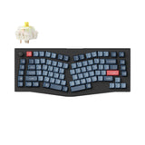 Keychron V10 Max QMK VIA Wireless Custom Mechanical Keyboard 75 Percent Alice Layout Fully Assembled Knob for Mac Windows Linux Gateron Jupiter Banana