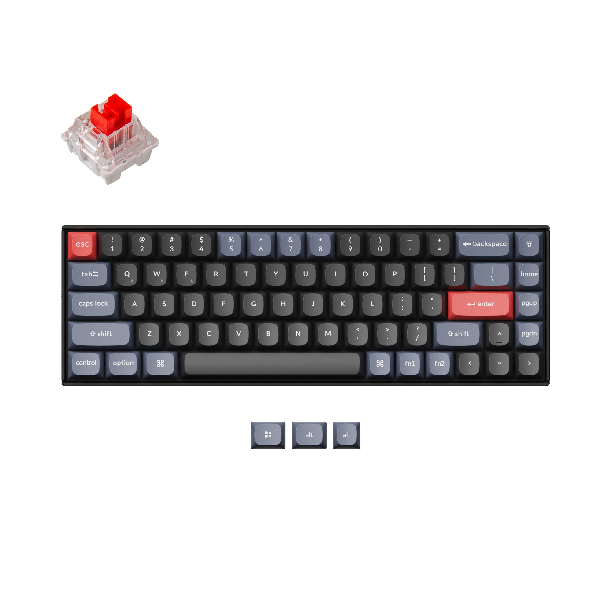 Keychron K6 Pro JIS 茶軸 Keychron K6 Pro QMK/VIA Wireless Custom Mechanical Keyboard