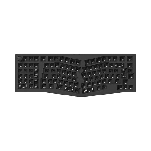 Keychron Q14 Pro QMK/VIA wireless custom mechanical keyboard 96 percent Alice layout full aluminum black frame for Mac Windows Linux with RGB backlight hot-swappable barebone ISO