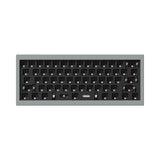 Keychron Q4 Pro QMK/VIA wireless custom mechanical keyboard 60 percent layout full aluminum grey frame for Mac WIndows Linux with RGB backlight and hot-swappable barebone