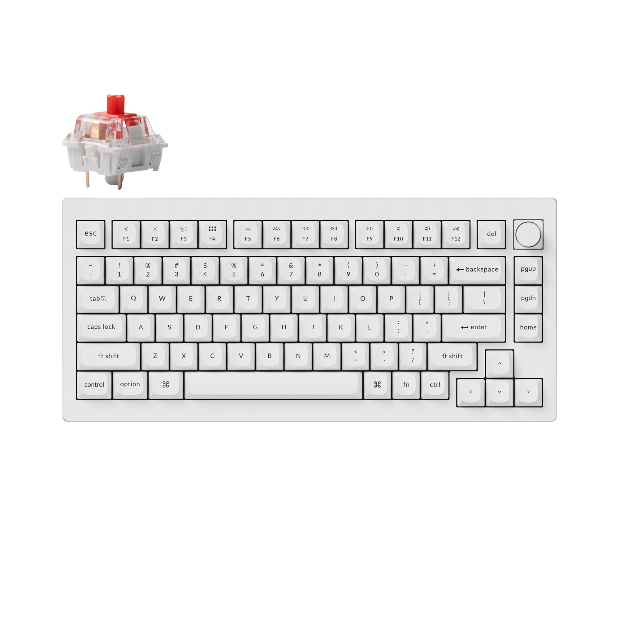Keychron Q9 Plus Shell White ベアボーン 最低 価格