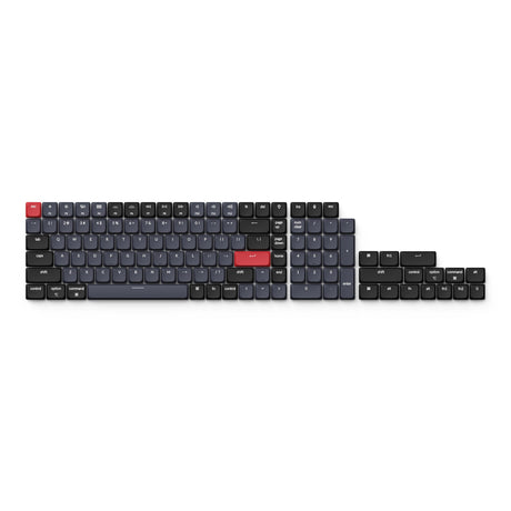 Keychron low profile ABS keycap full keycap set black and grey